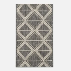 Dywanik geometryczny szary JUTA 60x100 cm
