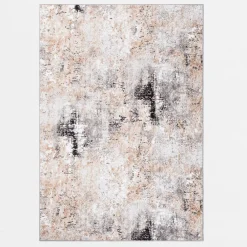 Dywanik szarobeżowy PRZECIERKA VISION 3D 67x100 cm