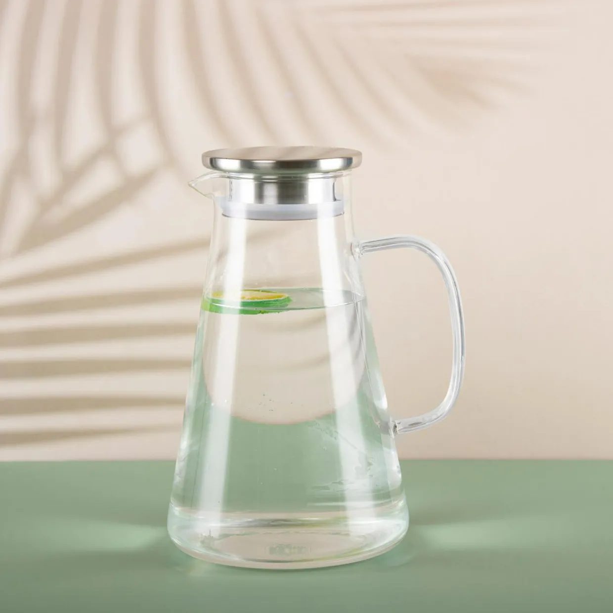 Dzbanek szklany z pokrywką 1,7 L