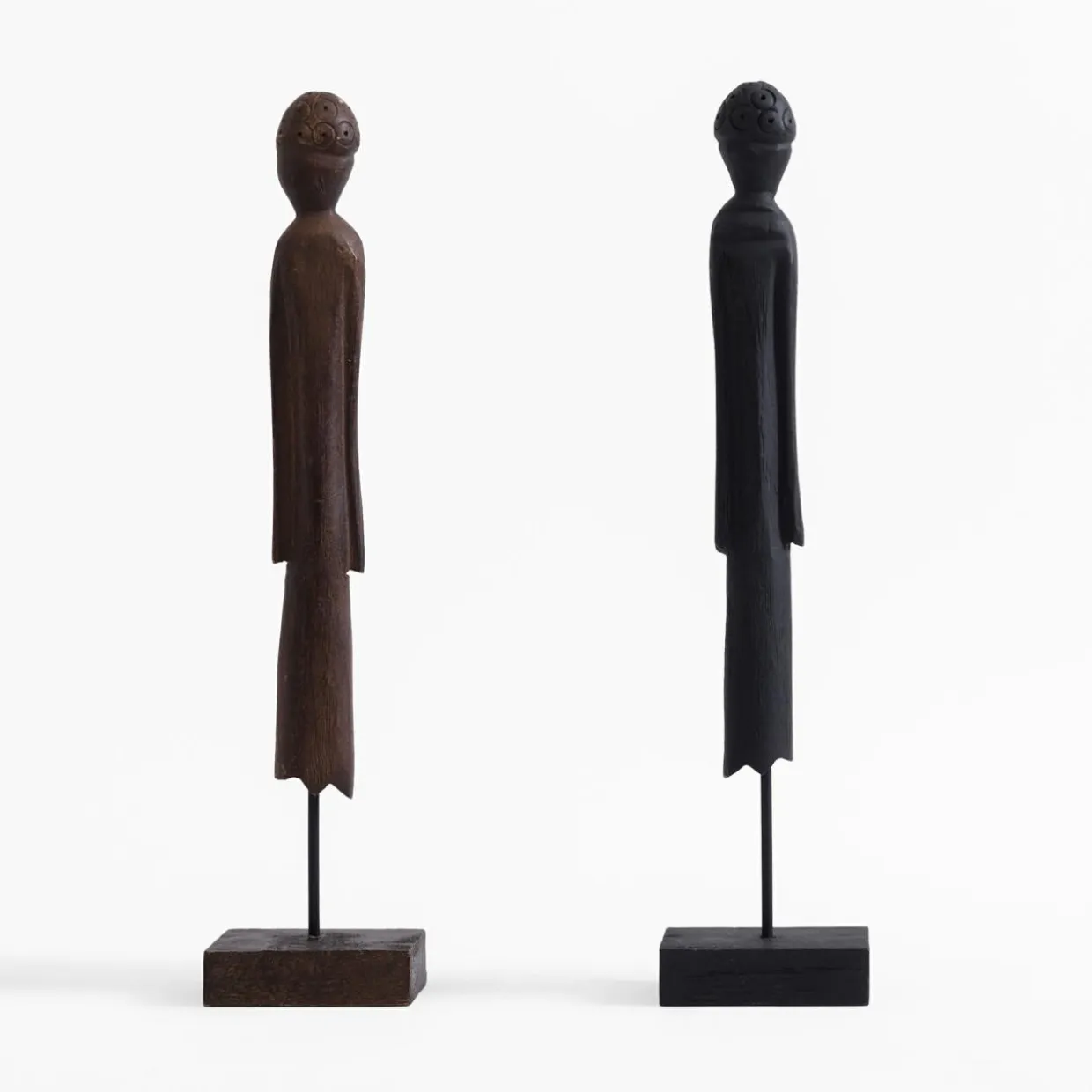 Figurka dekoracyjna brązowa 45 cm