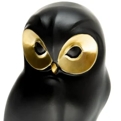 Figurka dekoracyjna czarna SOWA 27 cm