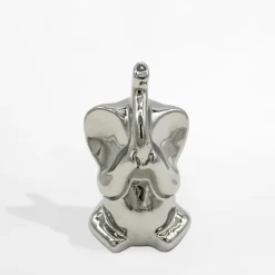 Figurka dekoracyjna srebrna SŁOŃ zakryte usta 13,8 cm