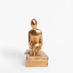 Figurka dekoracyjna złota 12,5x20 cm