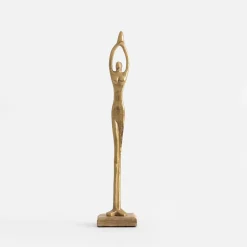 Figurka dekoracyjna złota JOGA MIX 35 cm
