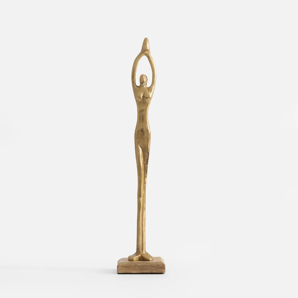 Figurka dekoracyjna złota JOGA MIX 35 cm
