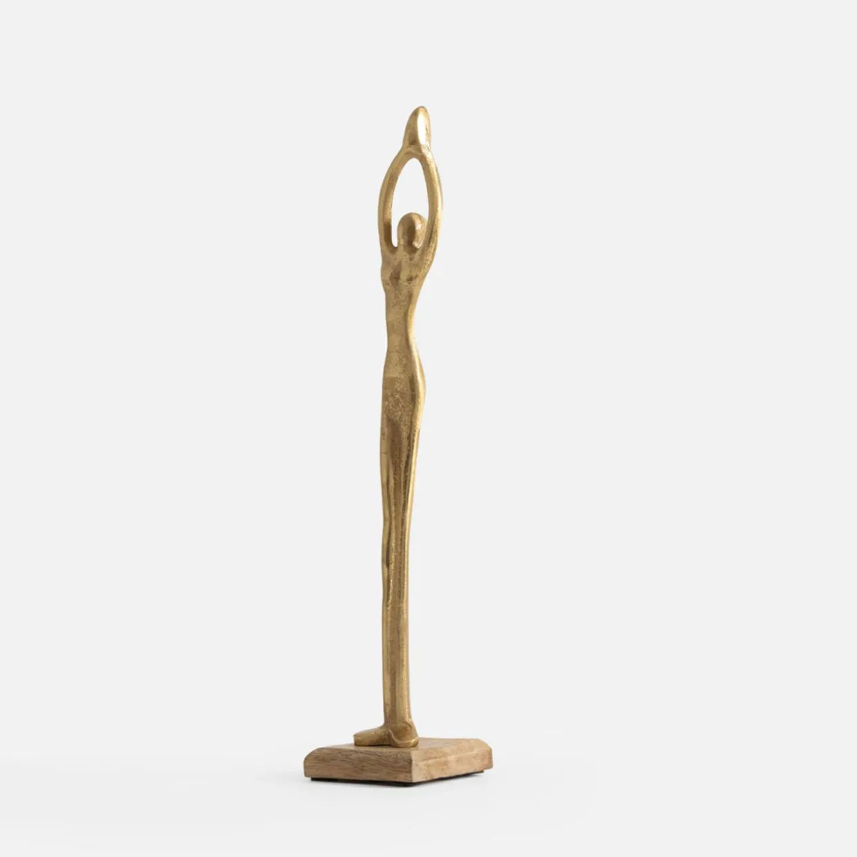 Figurka dekoracyjna złota JOGA MIX 35 cm
