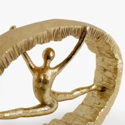 Figurka dekoracyjna złota GIMNASTYCZKA 16 cm