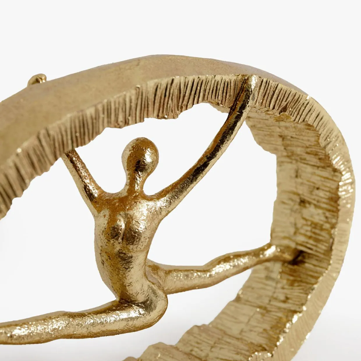 Figurka dekoracyjna złota GIMNASTYCZKA 16 cm