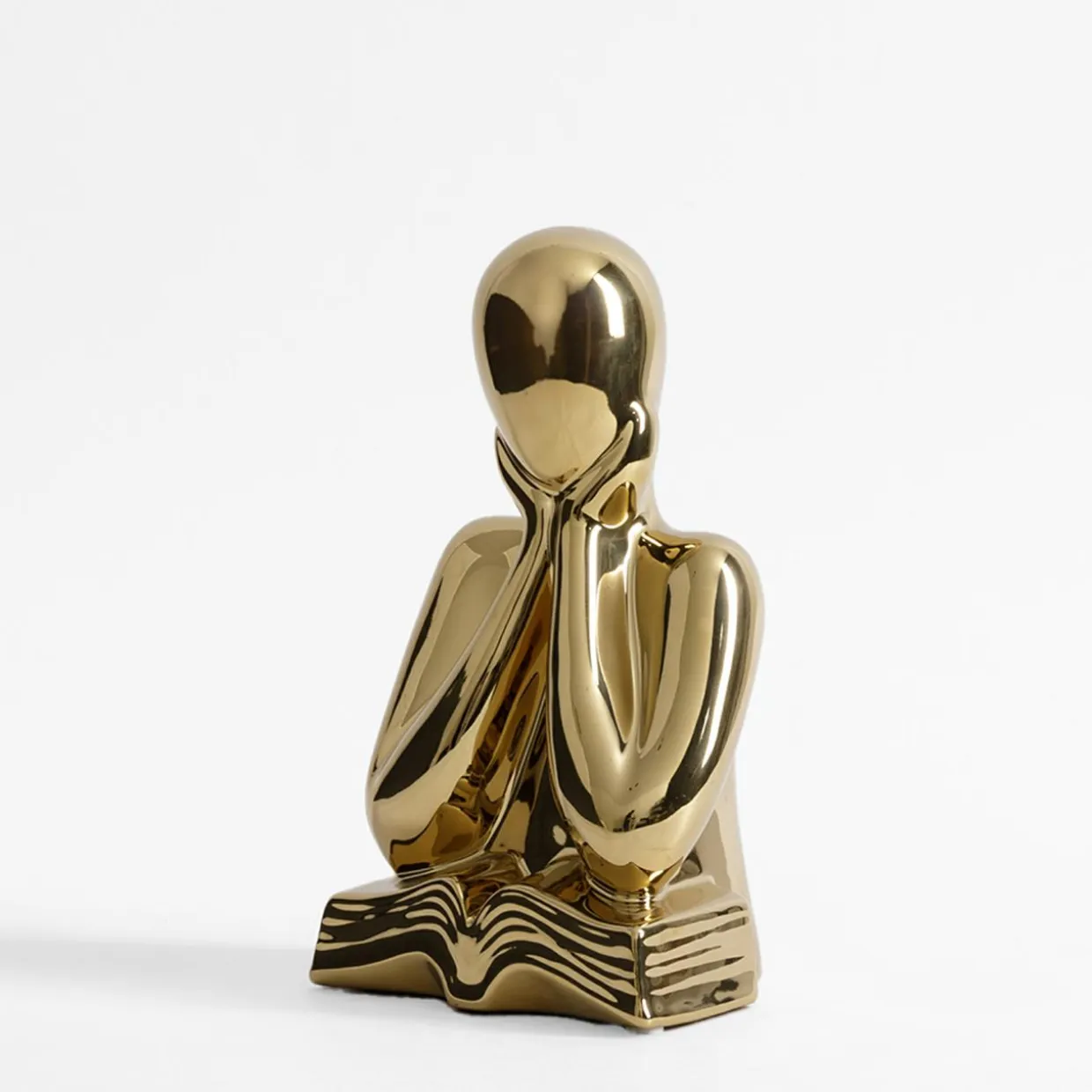 Figurka dekoracyjna złota 20 cm