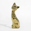 Figurka dekoracyjna złota KOT 19,7 cm
