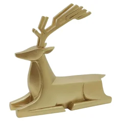 Figurka JELEŃ złoty 21 cm.