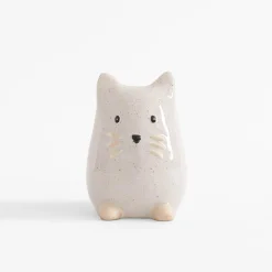 Figurka porcelanowa, kot, 13 cm, MIX