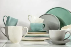 Filiżanka GRANITE MINT BLUE porcelana Bogucice 300 ml