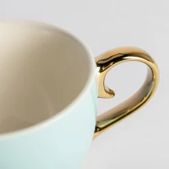 Filiżanka porcelanowa na nóżce Jumbo AURORA GOLD 400 ml