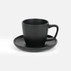 Filiżanka ze spodkiem ceramiczna ALMA 90 ml