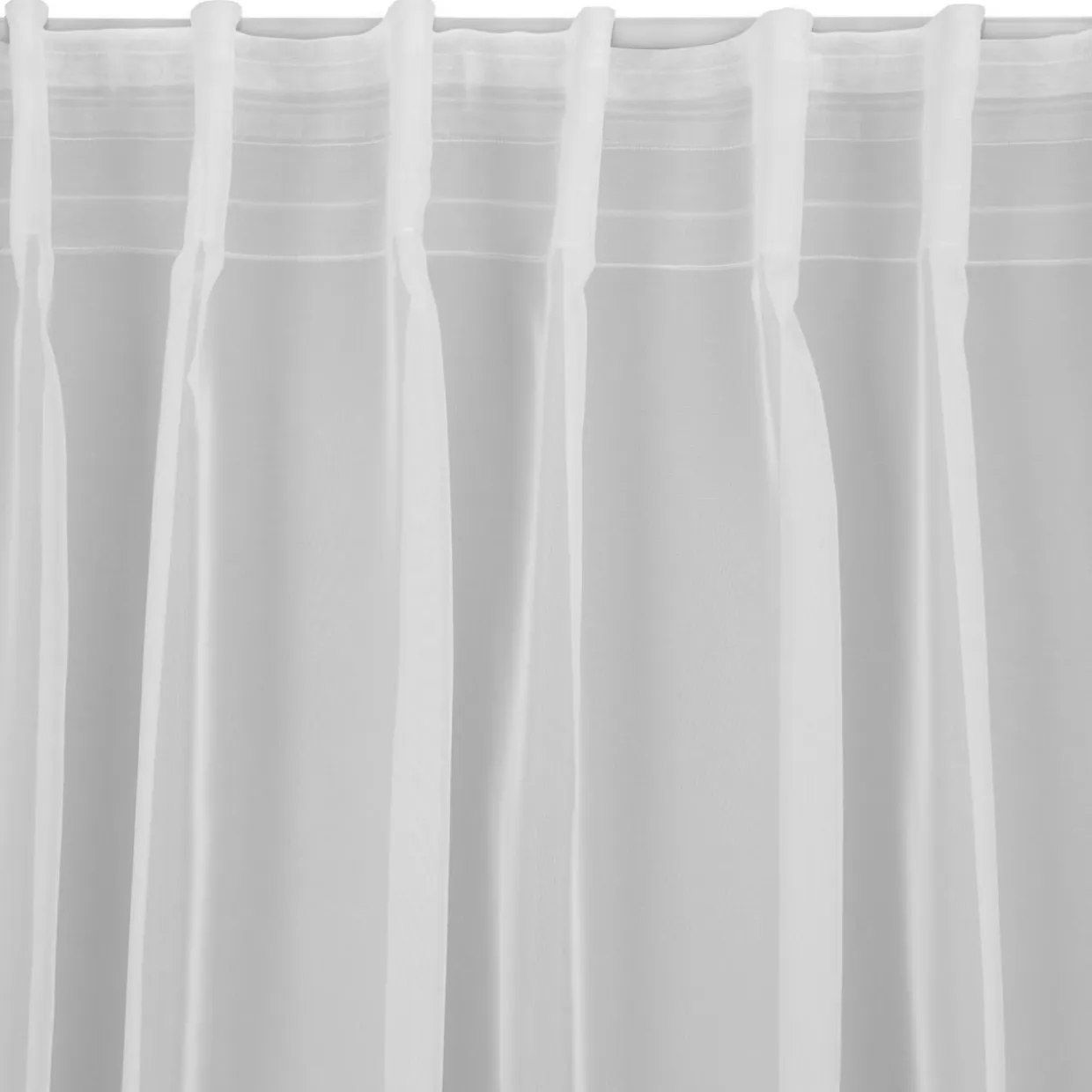 Firana do salonu biała SIMONE 140x300 cm