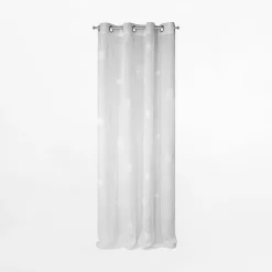Firana na przelotkach biała SABINE 140x250 cm