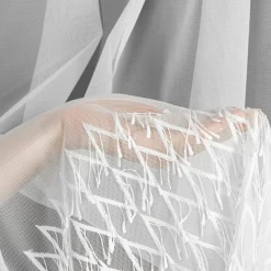Firana na taśmie biała AMY 300x150 cm