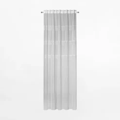 Firana na taśmie biała INES 140x270 cm