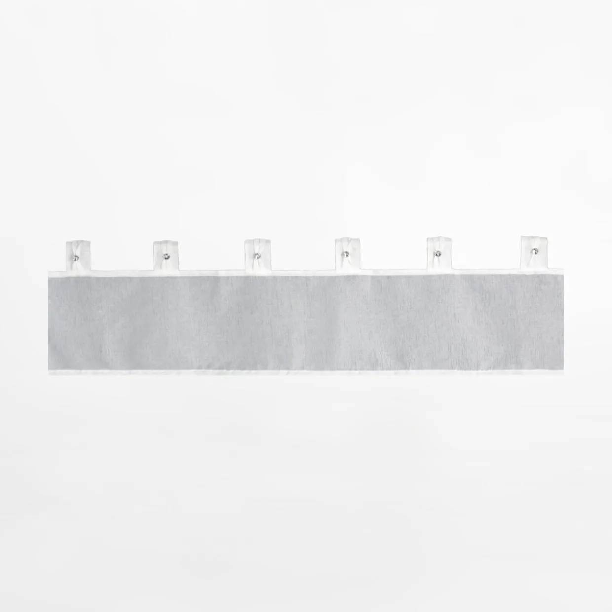 Firana zazdrostka biała SEVILLA 30x150 cm