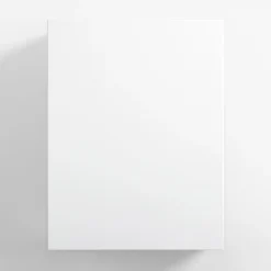 Formatka stojąca PIANO 58x77 biały mat