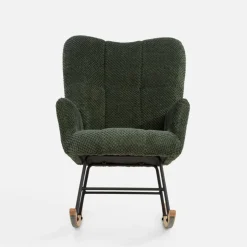 Fotel bujany JEXLA zielony