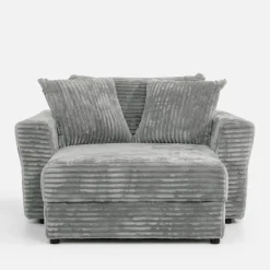Fotel loveseat jasnoszara NOEMI