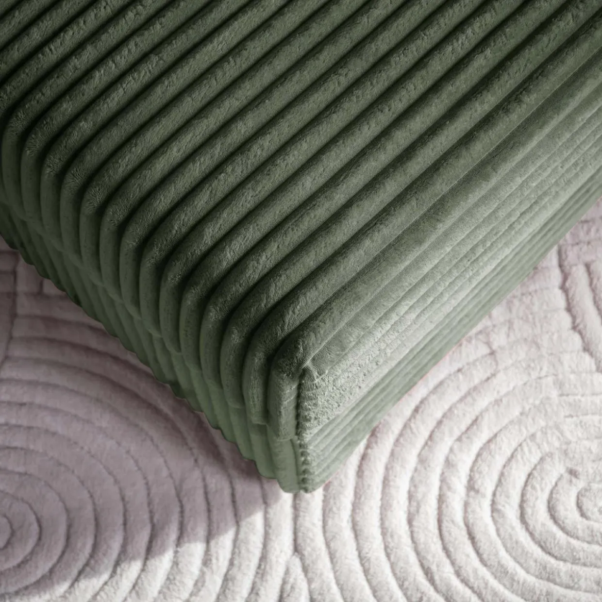 Fotel loveseat zielony NOEMI