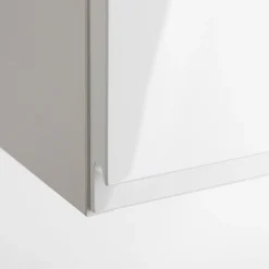 Front drzwi PIANTA 40x76,5 szary, wysoki połysk