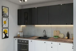 Front drzwi SALSA 60x76,5 czarny połysk