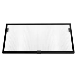 Front przeszklony ALFRAME 80x38,1 cm czarny