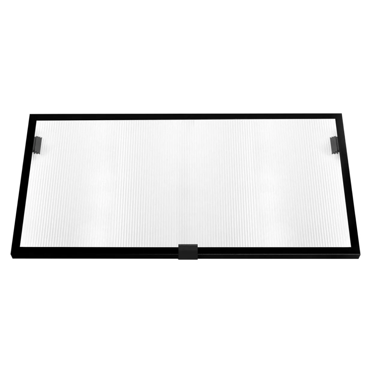 Front przeszklony ALFRAME 80x38,1 cm czarny