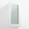 Front przeszklony NOTO 40x76,5 biały połysk
