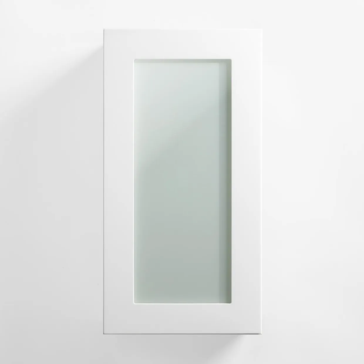 Front przeszklony NOTO 40x76,5 biały połysk