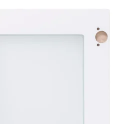 Front przeszklony NOTO 40x98 biały połysk