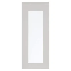 Front przeszklony PIANTA 40x98 szary, wysoki połysk