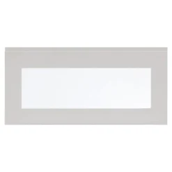 Front przeszklony PIANTA 80x38,1 szary, wysoki połysk