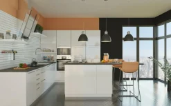 Front szuflady SALSA 80x12,5 biały połysk