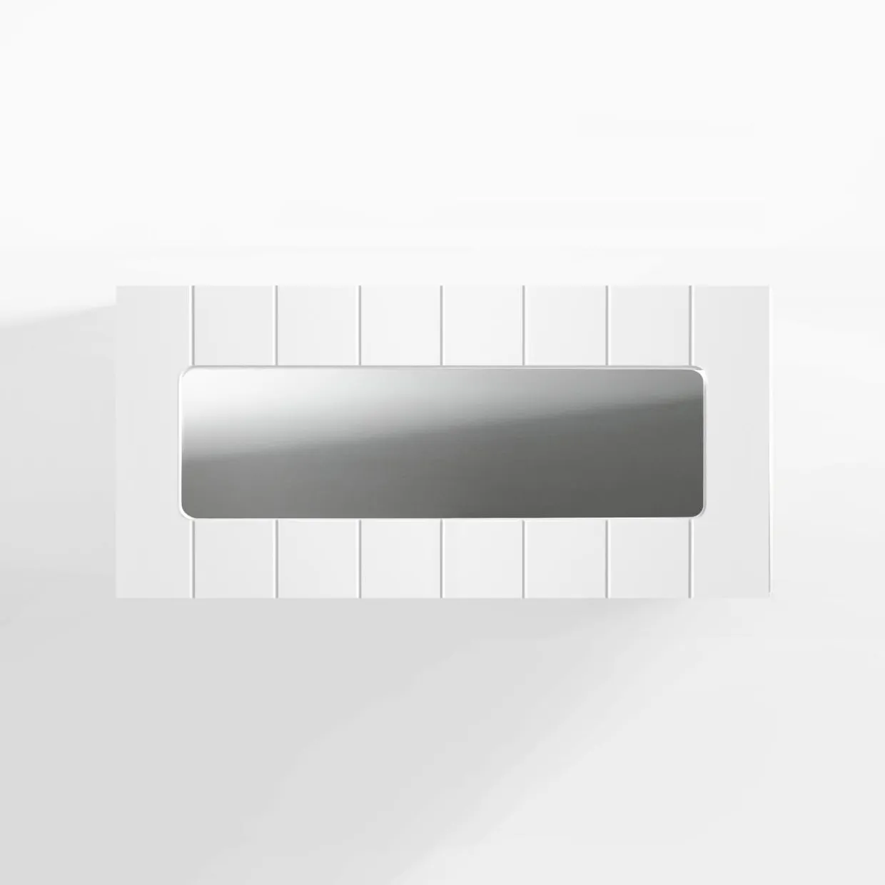 Front witryna biały premium SIMPLE 80x38,1 cm