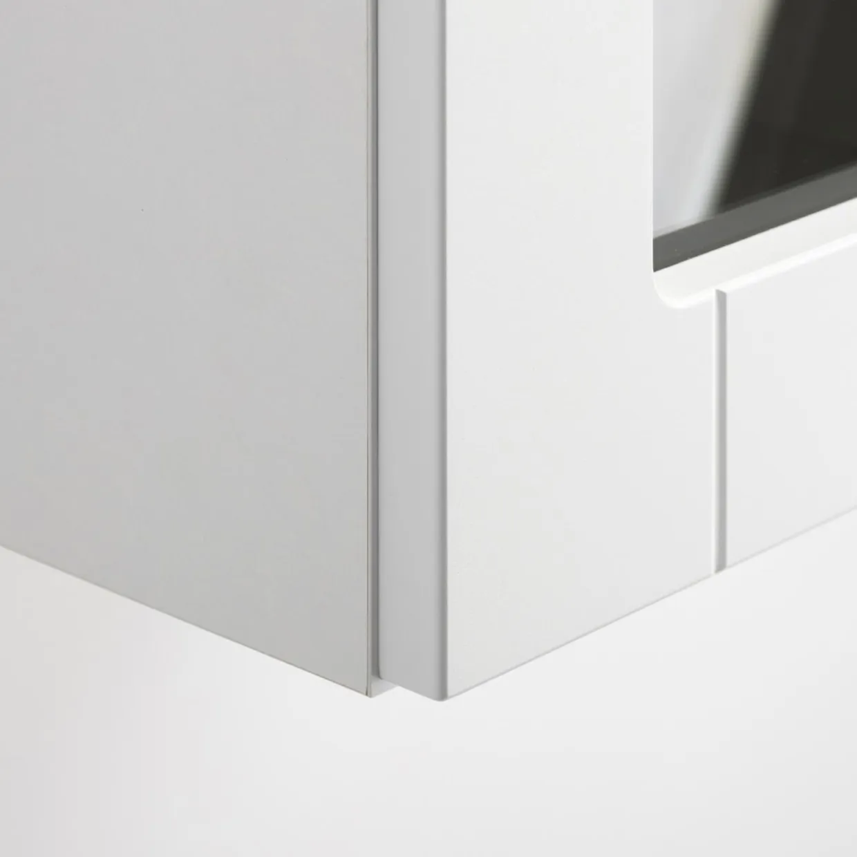 Front witryna biały premium SIMPLE 80x38,1 cm