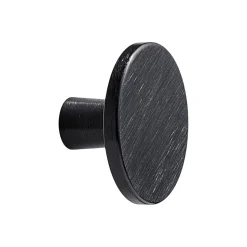 Gałka PORTO PLUS czarny mat PLATO 4,2 cm