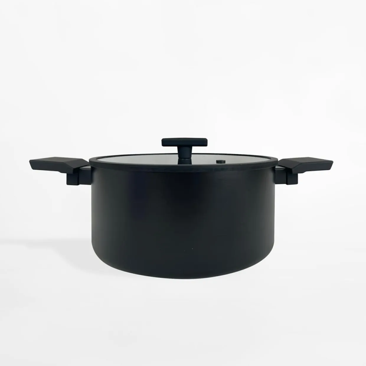 Garnek aluminiowy czarny MODERN 6,8 l
