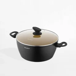 Garnek aluminiowy z pokrywką AMVEGAN 4,8 l