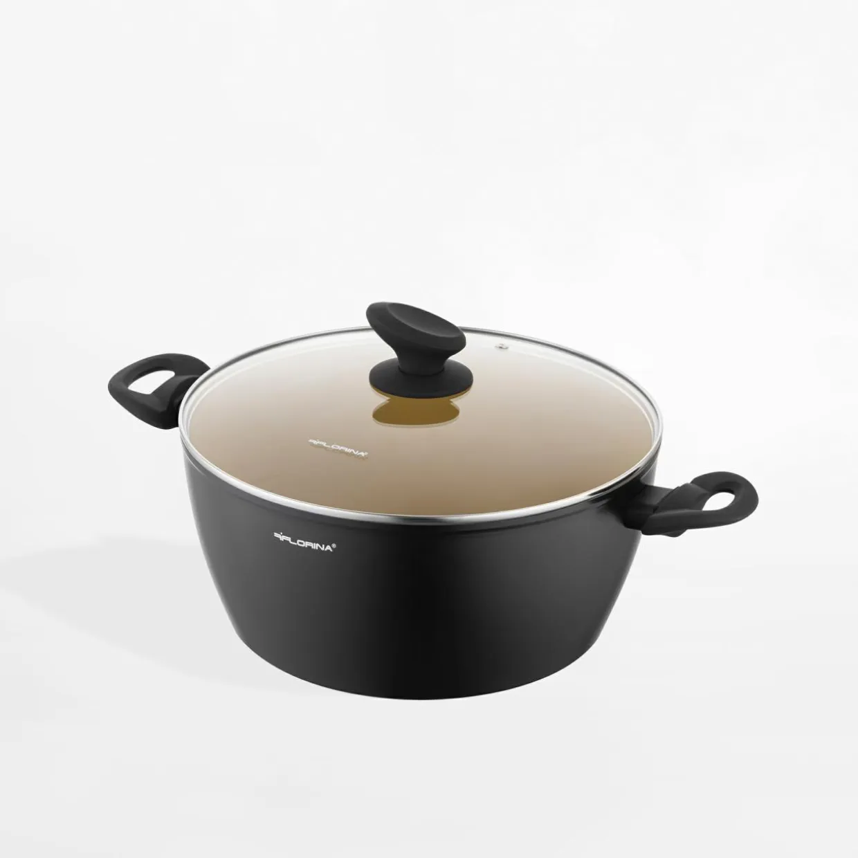 Garnek aluminiowy z pokrywką AMVEGAN 4,8 l
