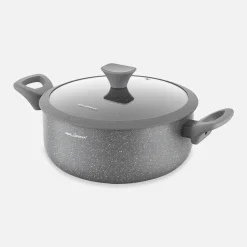 Garnek aluminiowy z pokrywką PIERRE 4.2 l