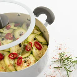 Garnek na gaz i indukcję kremowy URBAN 2,8 l