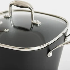 Garnek na indukcję czarny QUADRATO 3,5 l