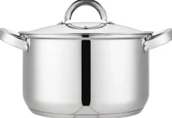 Garnek ze stali nierdzewnej srebrny GAMMA 4,6 l