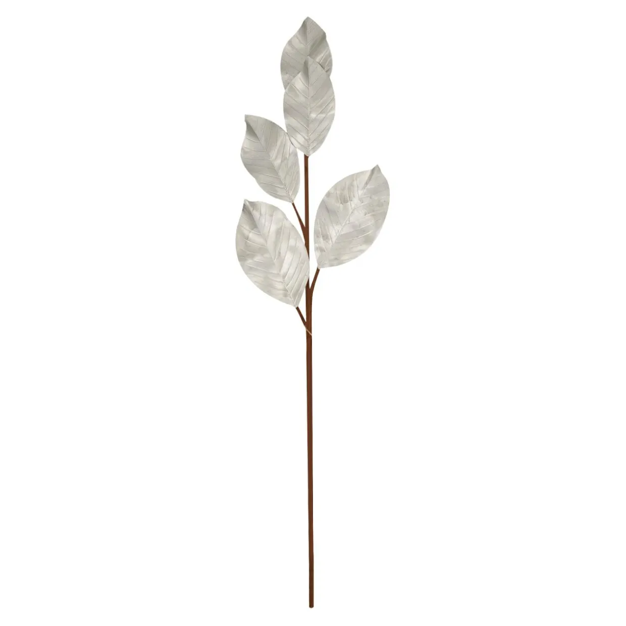 Gałązka dekoracyjna srebrna 76 cm