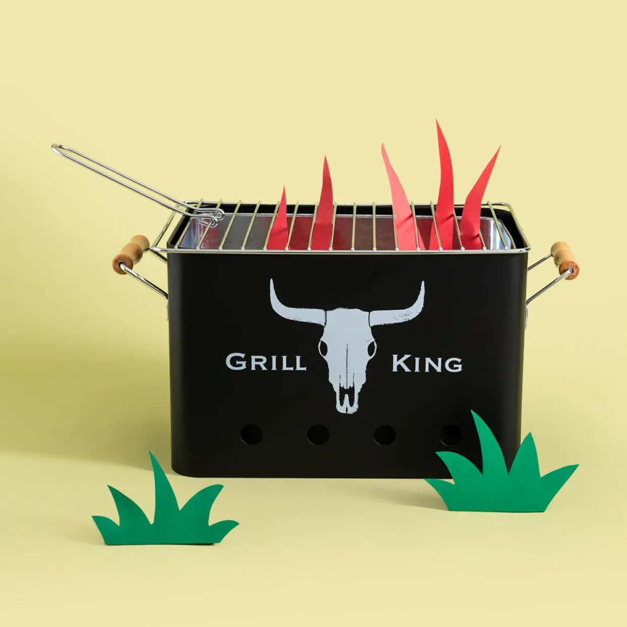Grill turystyczny BBQ 32x20 cm